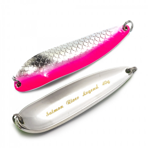 Блесна Salmon River Legend 34гр Silver-Pink