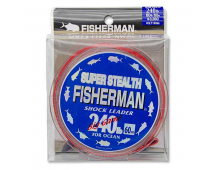 Шок лидер Fisherman Super Stealth Shock Leader 240Lb 60м